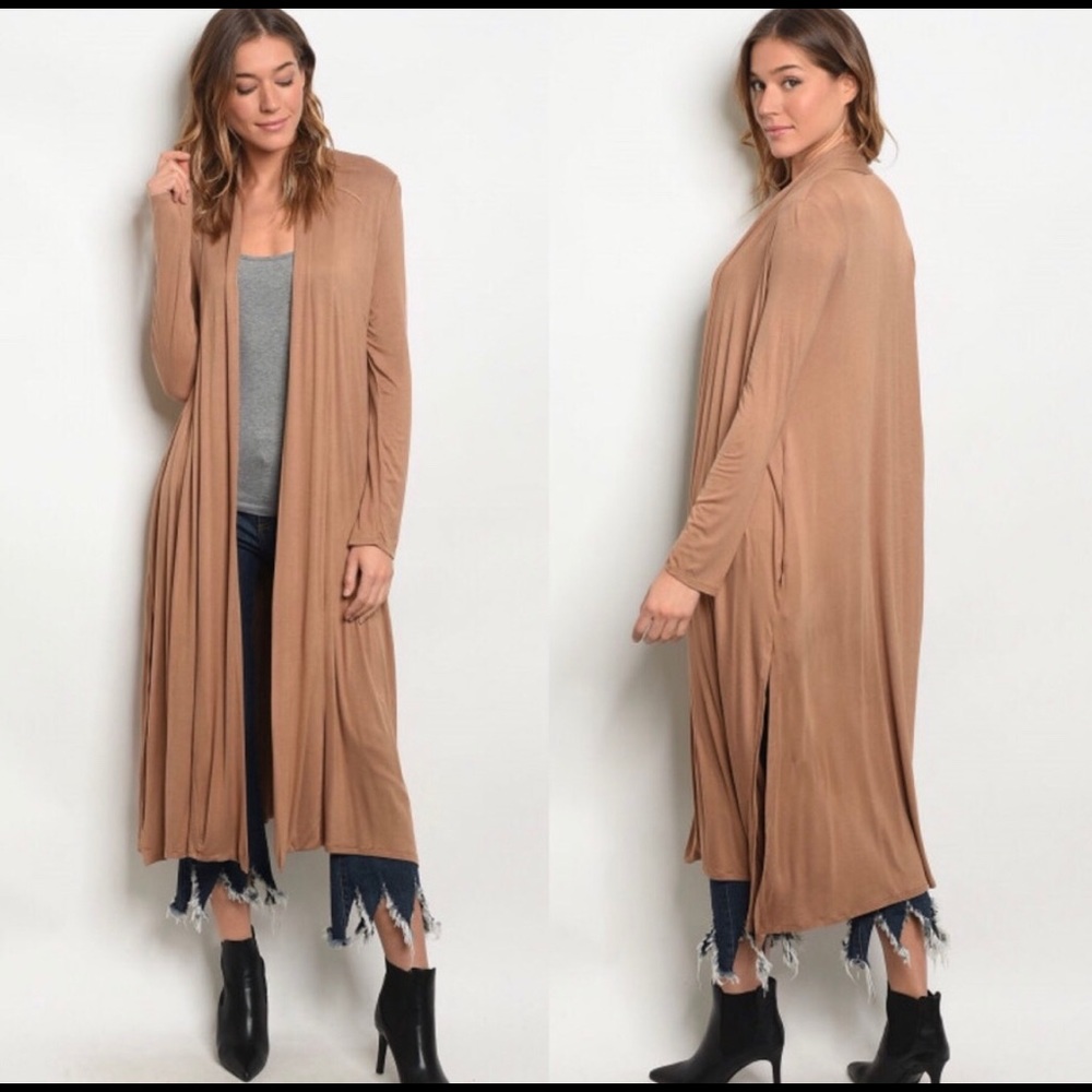 Tan Duster ✨With Pockets!!! ✨ - Picture 2 of 3